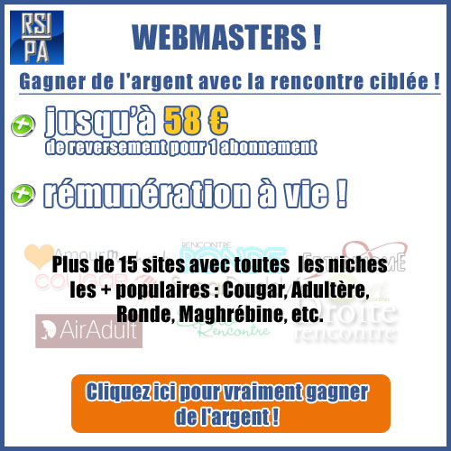 site de rencontre affiliation